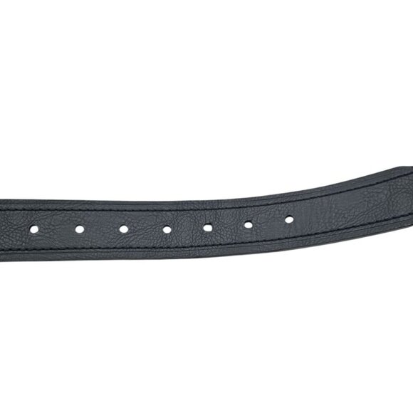 Columbia Mens 38 Black Brown Reversible Faux Leather Belt - Picture 7 of 7